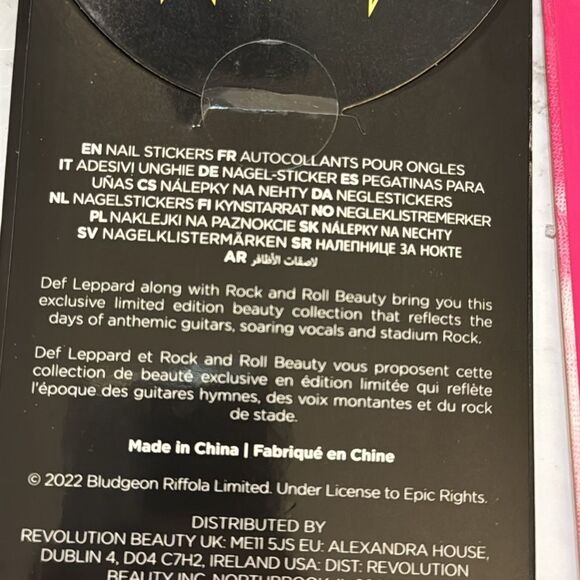 Def Leppard Rock & Roll Beauty 40ct Self adhesive nail strips bundle - Picture 5 of 7